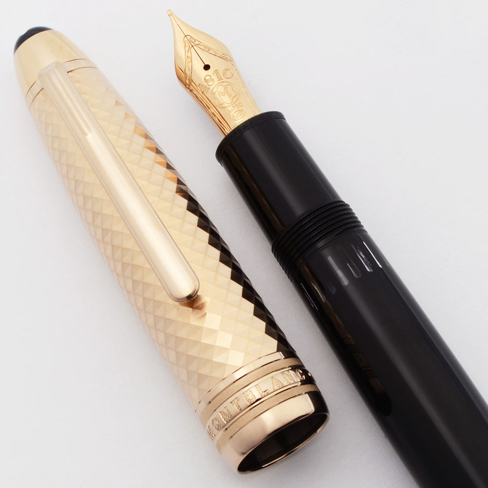 Montblanc Meisterstuck Geometric Solitaire Doue Fountain Pen